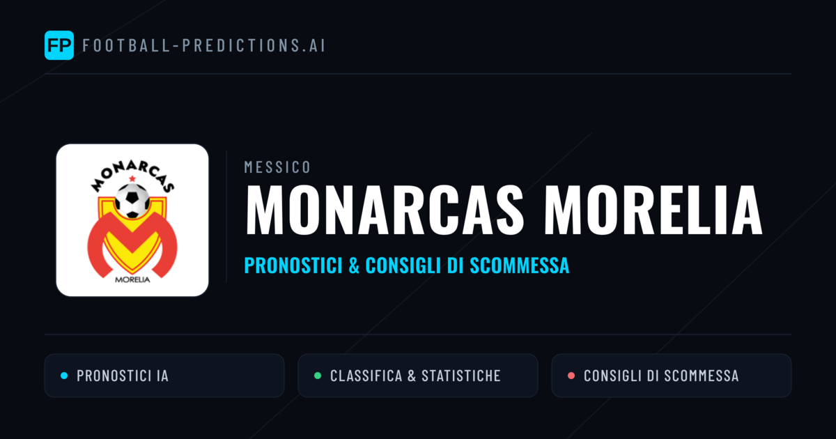 Pronostici e Statistiche Monarcas Morelia