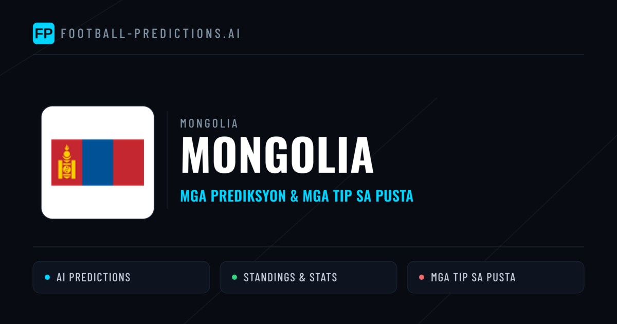Mongolia Predictions & Stats