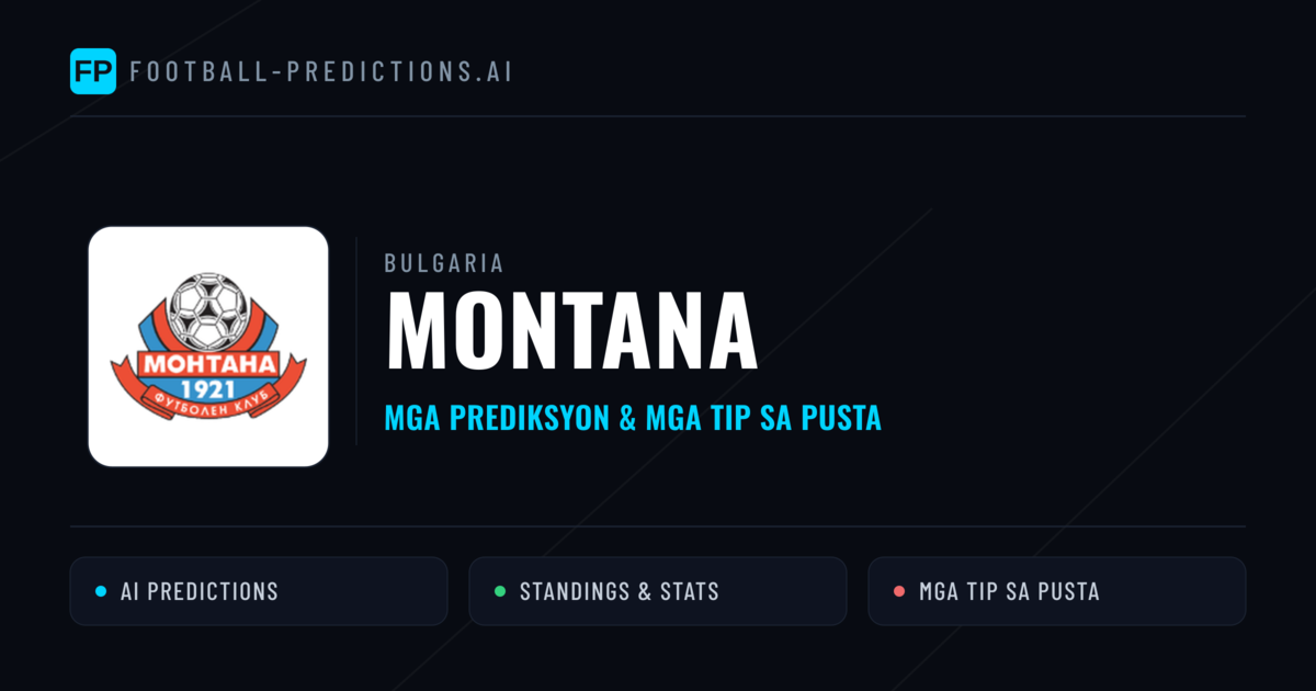 Montana Predictions & Stats
