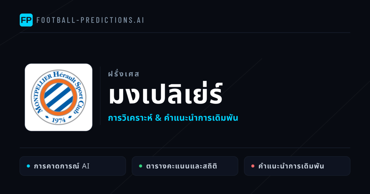 มงเปลิเย่ร์ การวิเคราะห์และสถิติ