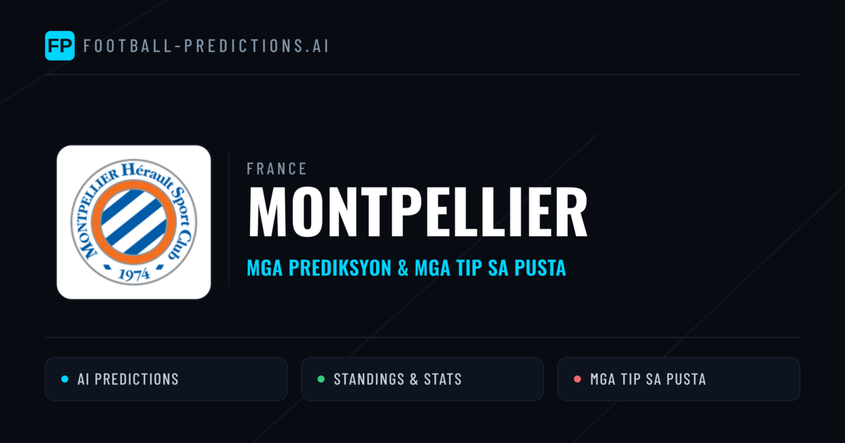 Montpellier Predictions & Stats