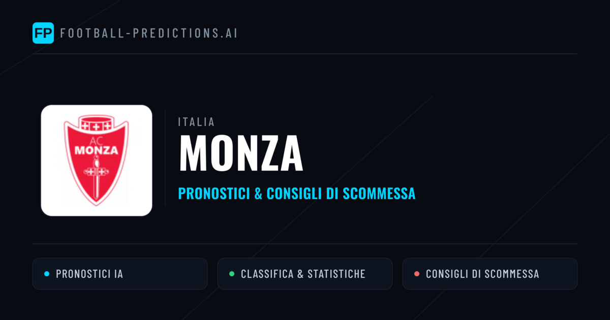Pronostici e Statistiche Monza