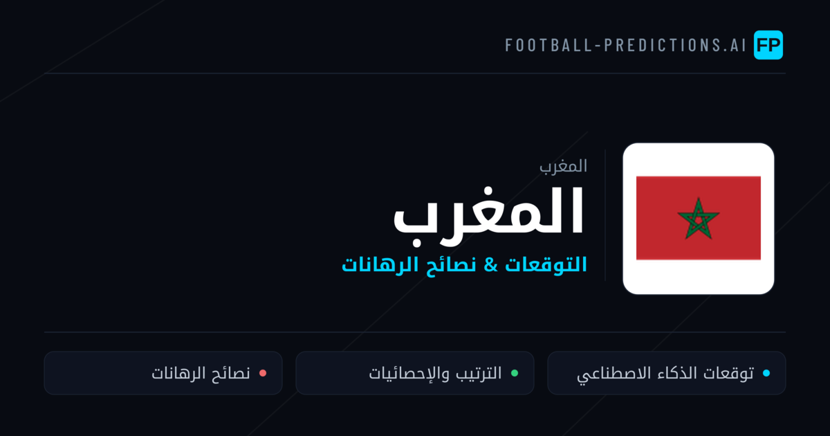 المغرب توقعات واحصائيات