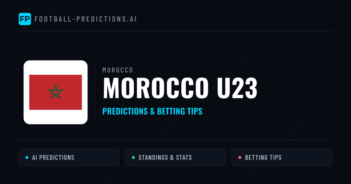 Morocco U23 Predictions & Stats