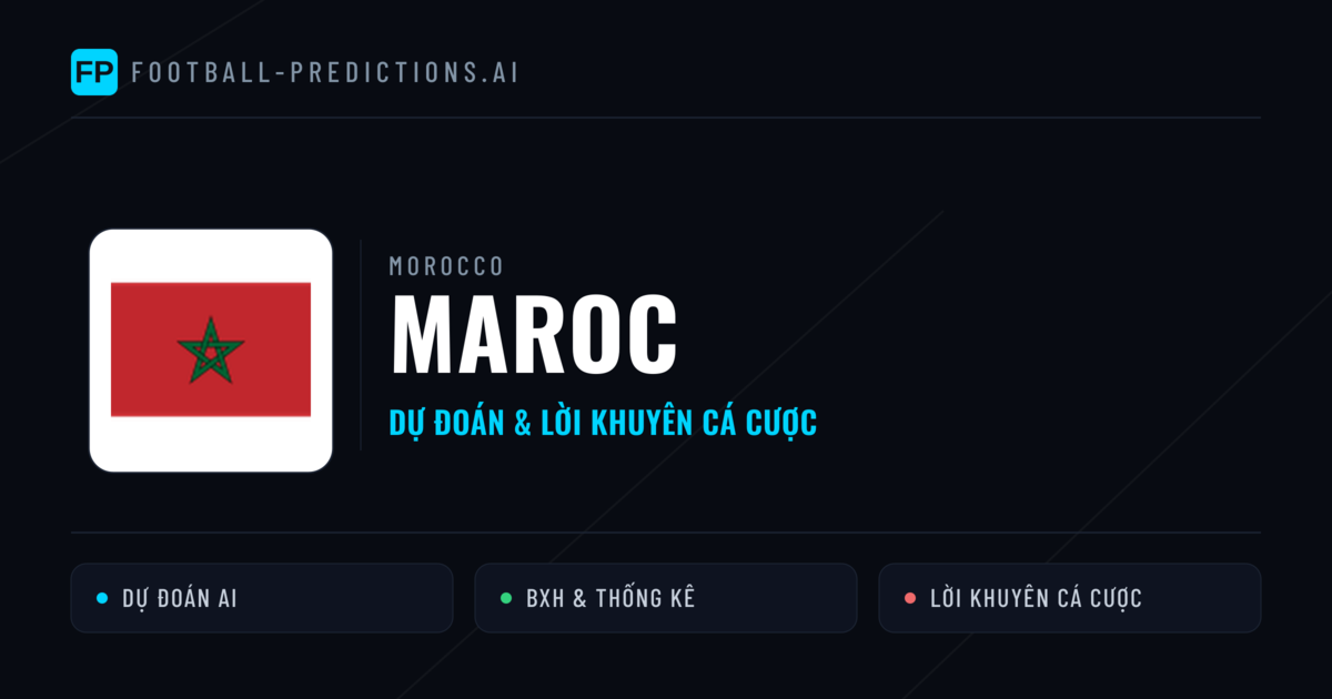 Maroc Dự đoán & Thống kê