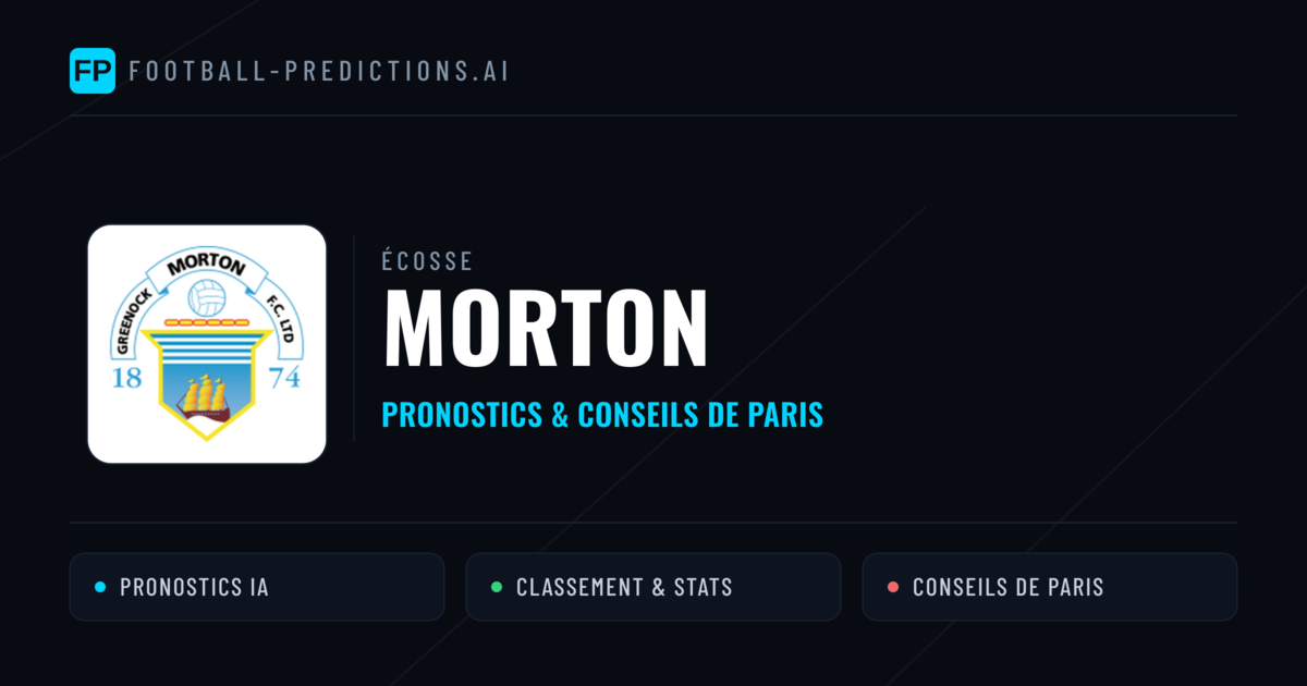 Morton Pronostics & Statistiques