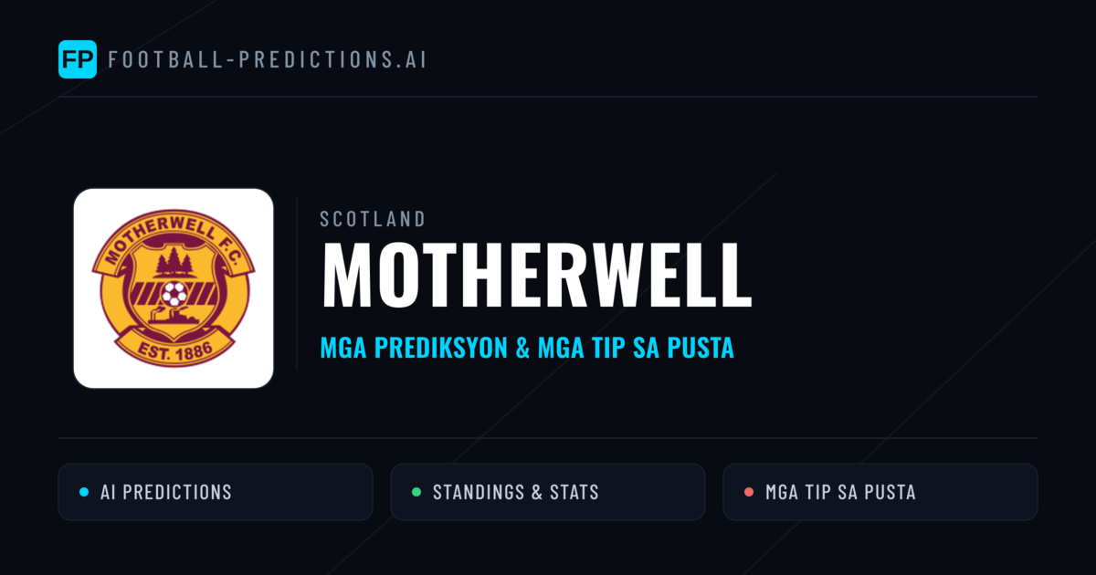 Motherwell Predictions & Stats