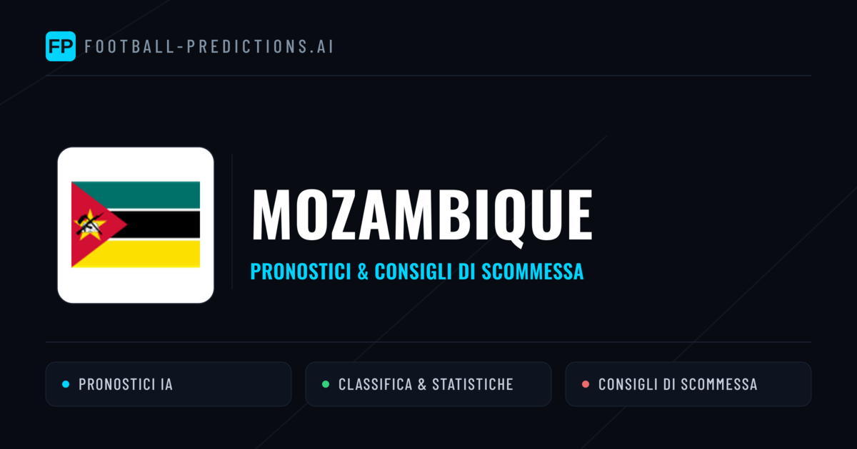 Pronostici e Statistiche Mozambique