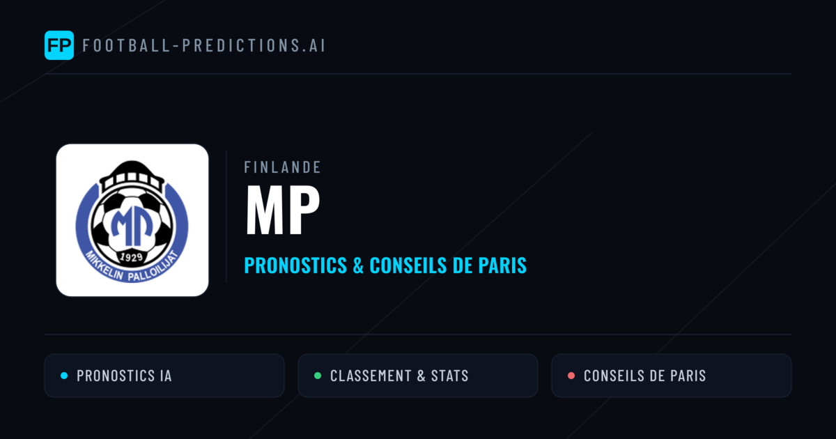 MP Pronostics & Statistiques