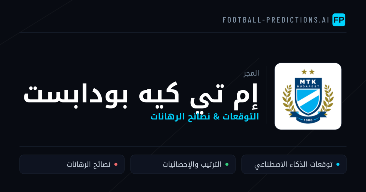 إم تي كيه بودابست توقعات واحصائيات