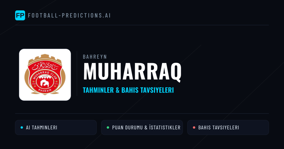 Muharraq Tahminleri & İstatistikler