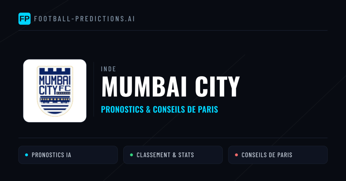 Mumbai City Pronostics & Statistiques