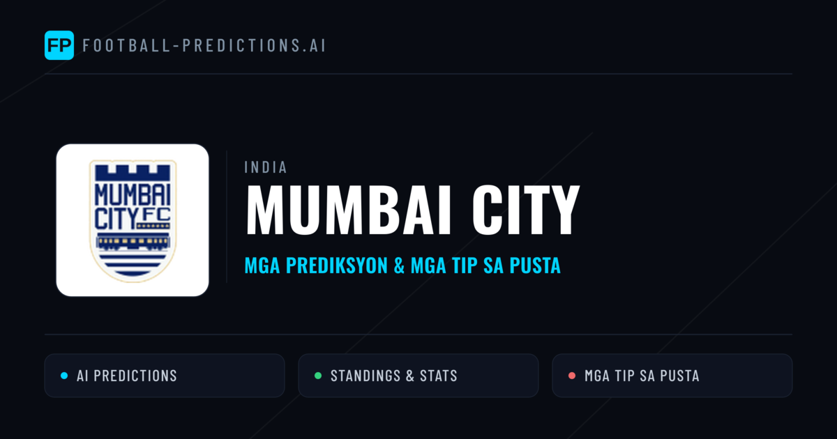 Mumbai City Predictions & Stats
