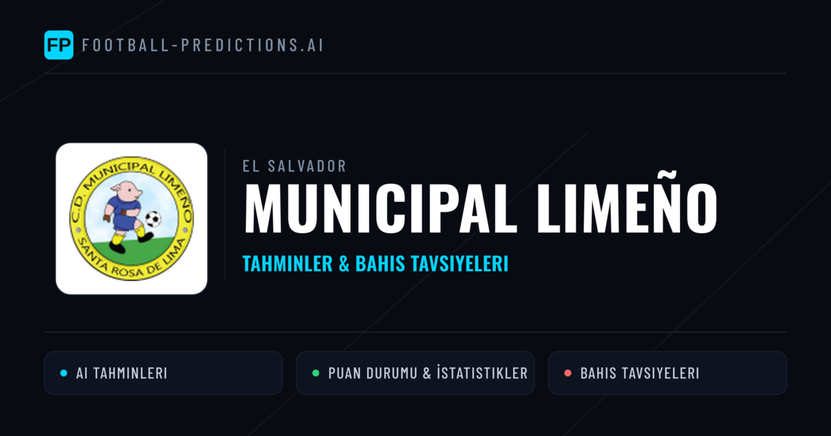 Municipal Limeño Tahminleri & İstatistikler
