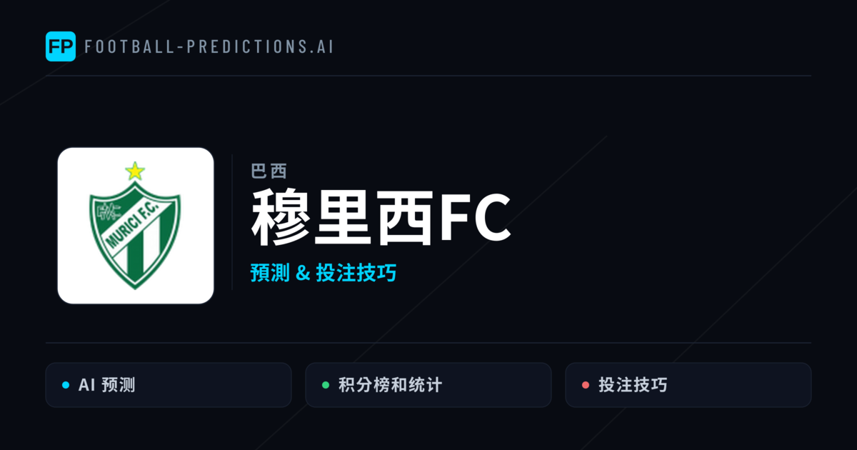 穆里西FC 運彩分析|足球預測與數據