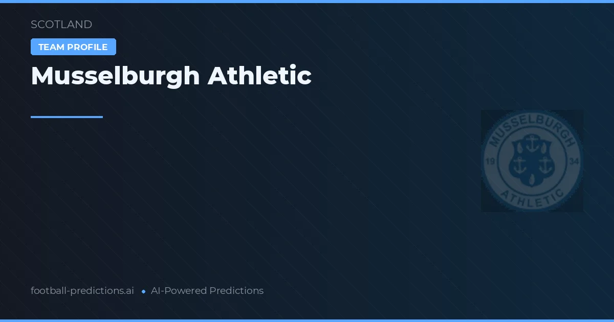 Musselburgh Athletic Pronostics & Statistiques