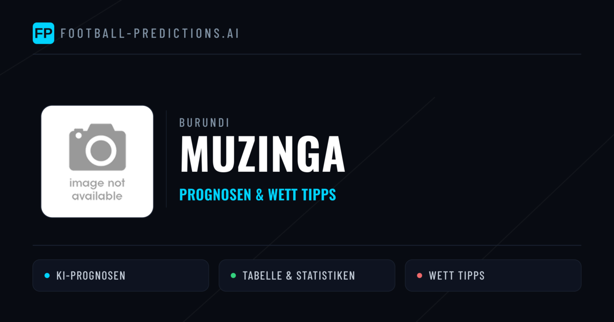 Muzinga Prognosen & Statistiken