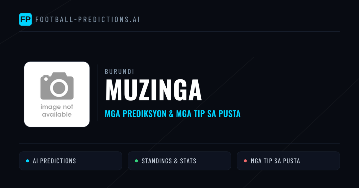 Muzinga Predictions & Stats