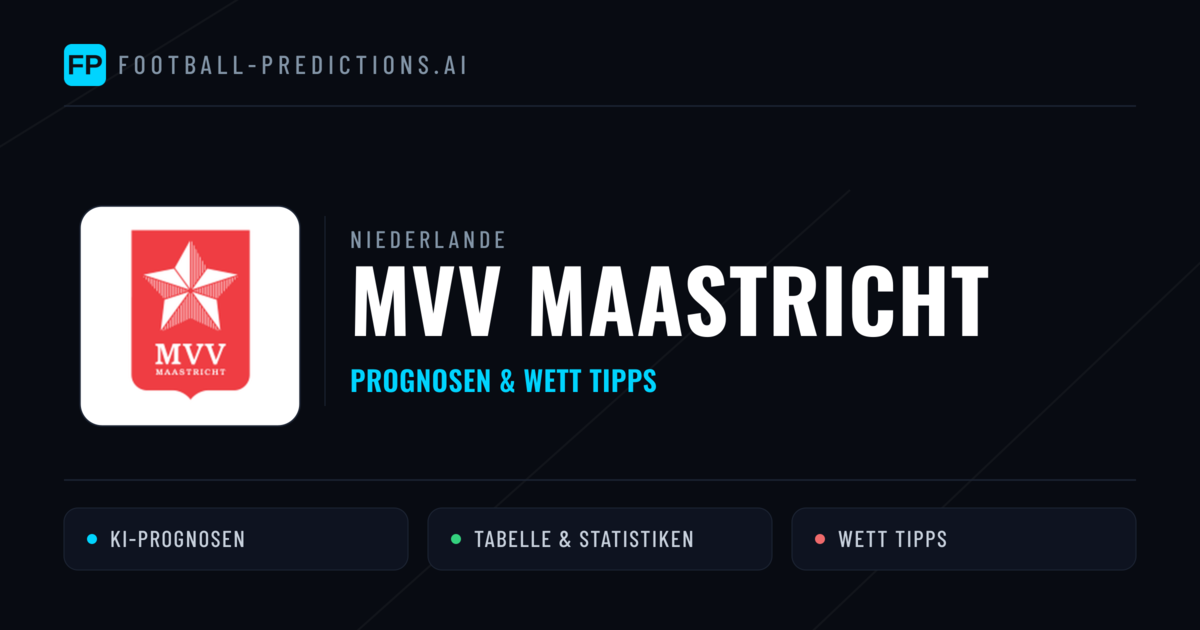 MVV Maastricht Prognosen & Statistiken