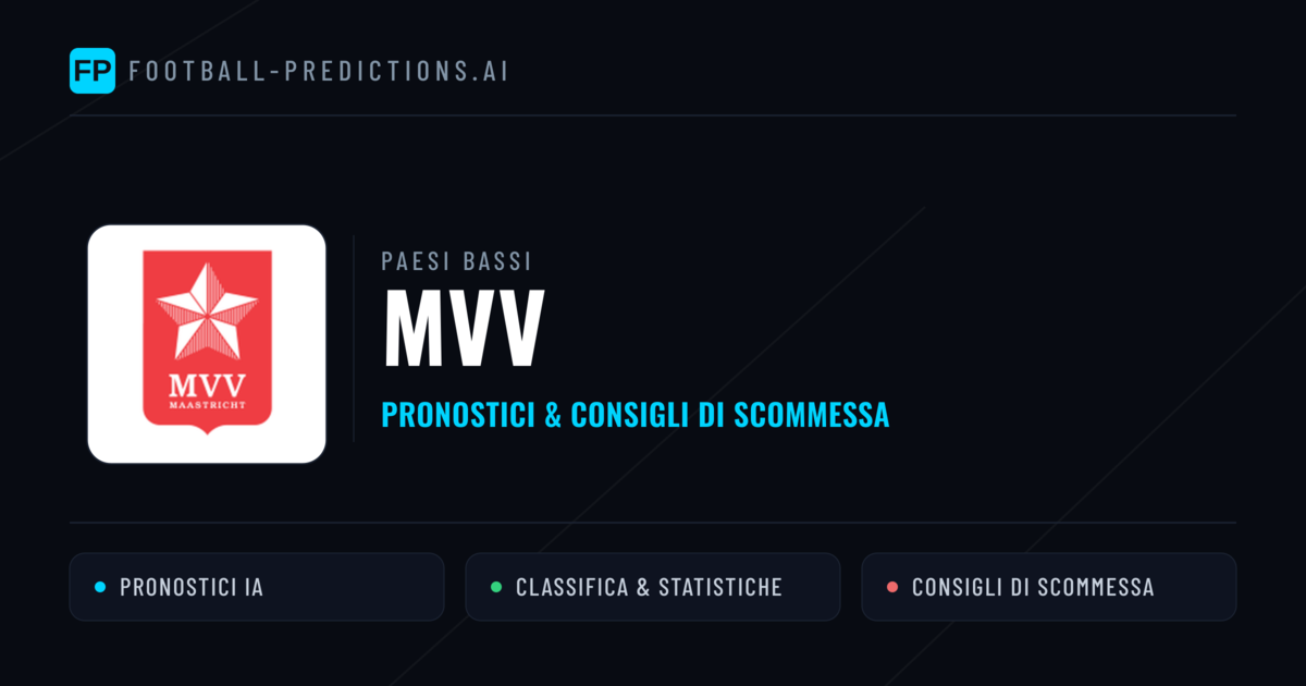Pronostici e Statistiche MVV