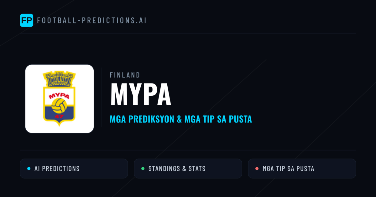 MyPa Predictions & Stats