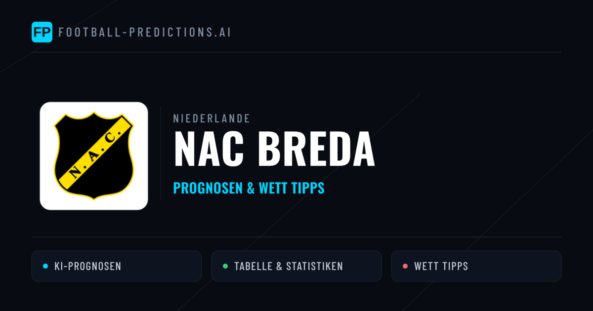 NAC Breda Prognosen & Statistiken