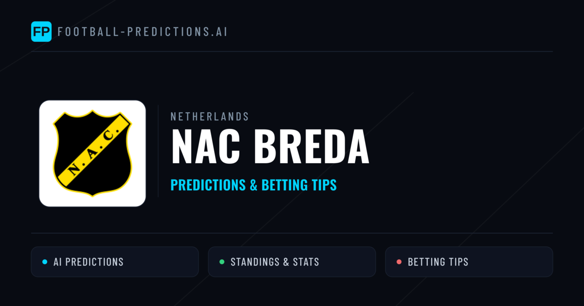 NAC Breda Predictions & Stats