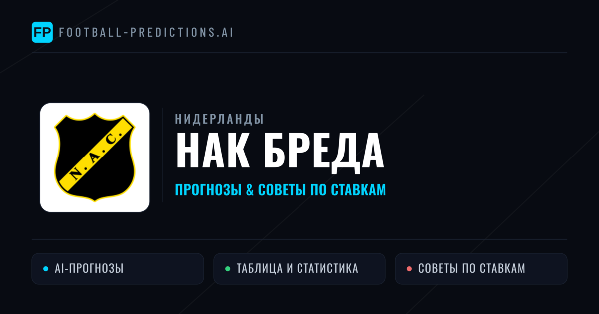 НАК Бреда прогнозы и статистика