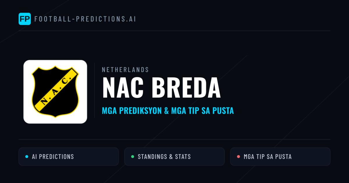 NAC Breda Predictions & Stats