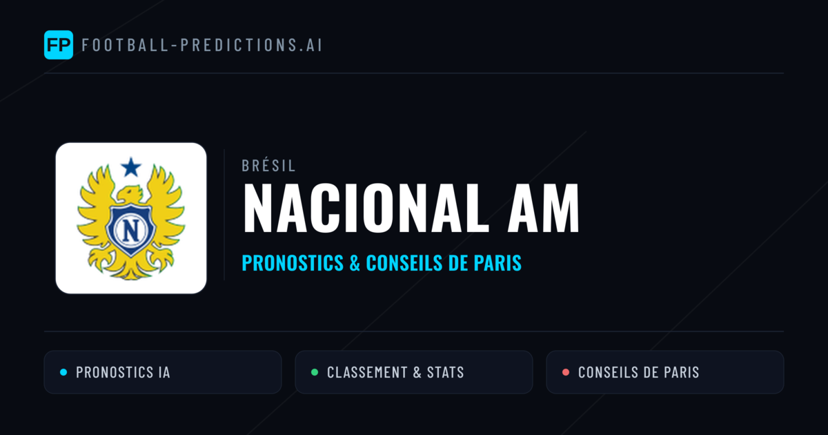 Nacional AM Pronostics & Statistiques