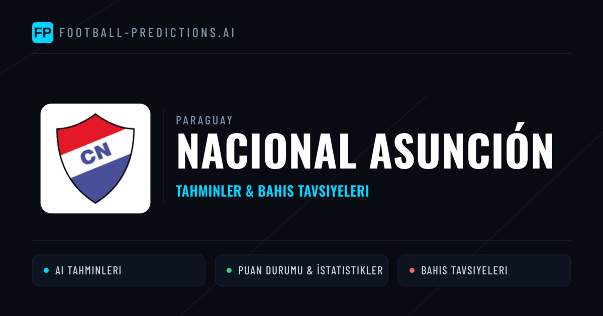 Nacional Asunción Tahminleri & İstatistikler