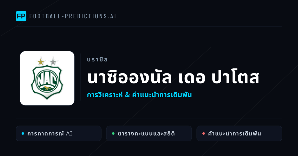 นาซิอองนัล เดอ ปาโตส การวิเคราะห์และสถิติ