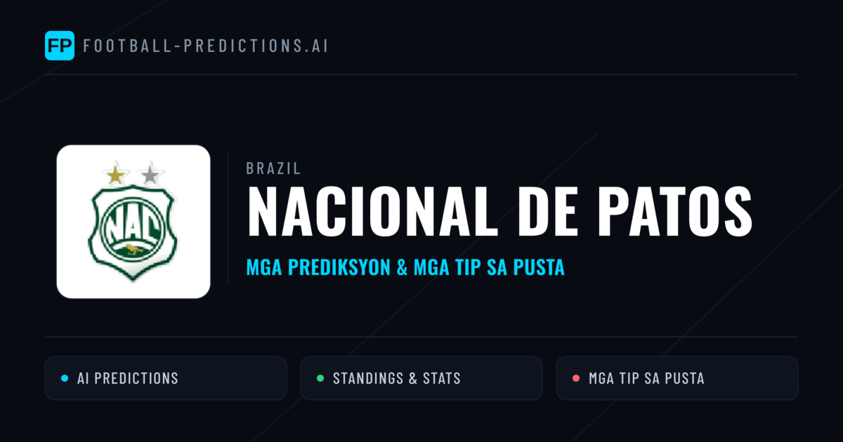 Nacional de Patos Predictions & Stats