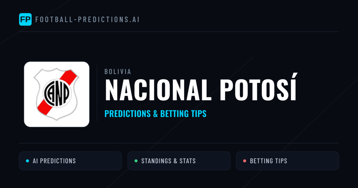Nacional Potosí Predictions & Stats