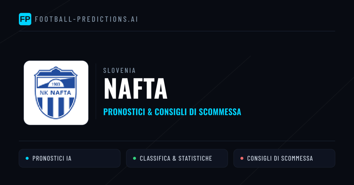 Pronostici e Statistiche Nafta