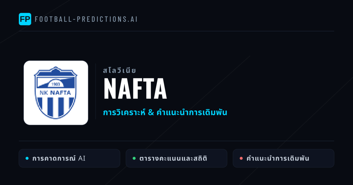 Nafta การวิเคราะห์และสถิติ