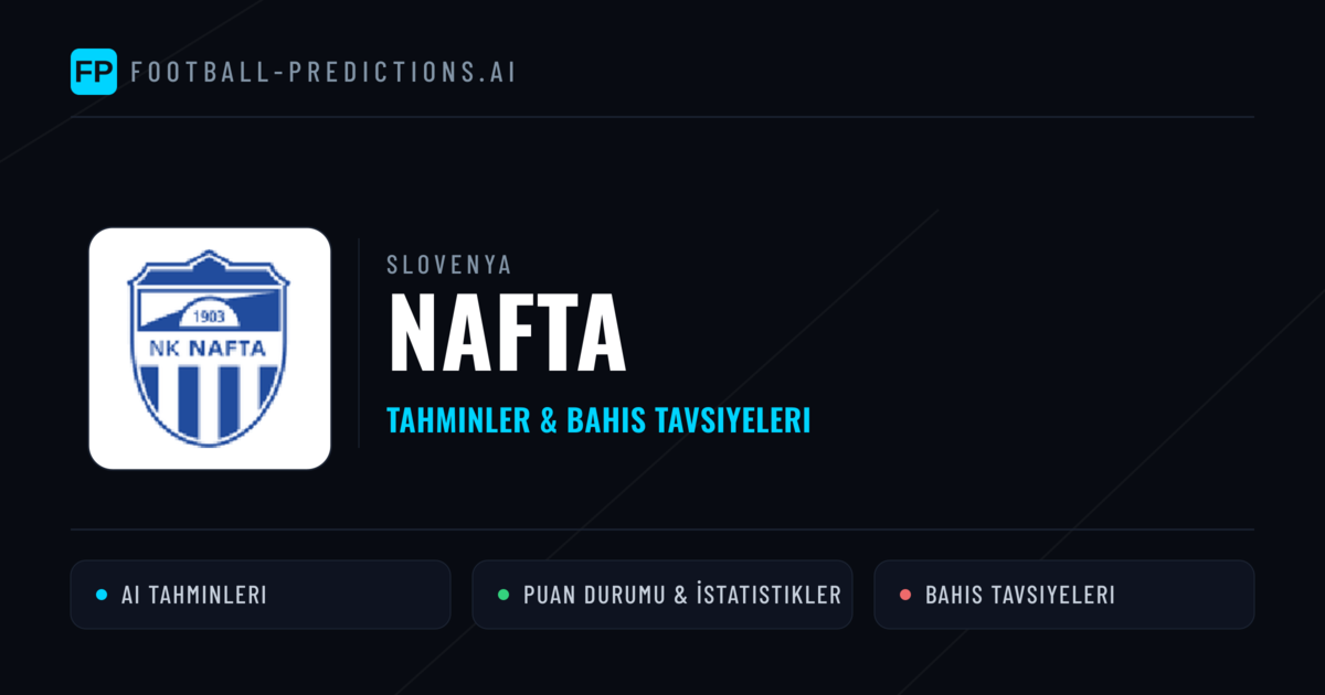 Nafta Tahminleri & İstatistikler