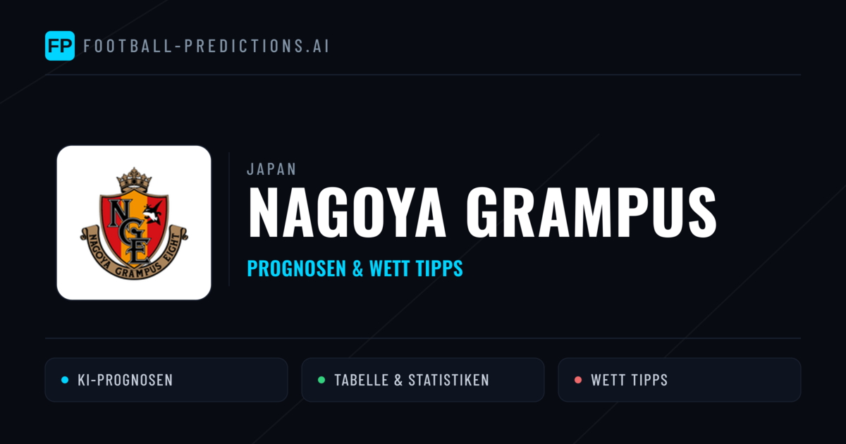 Nagoya Grampus Prognosen & Statistiken