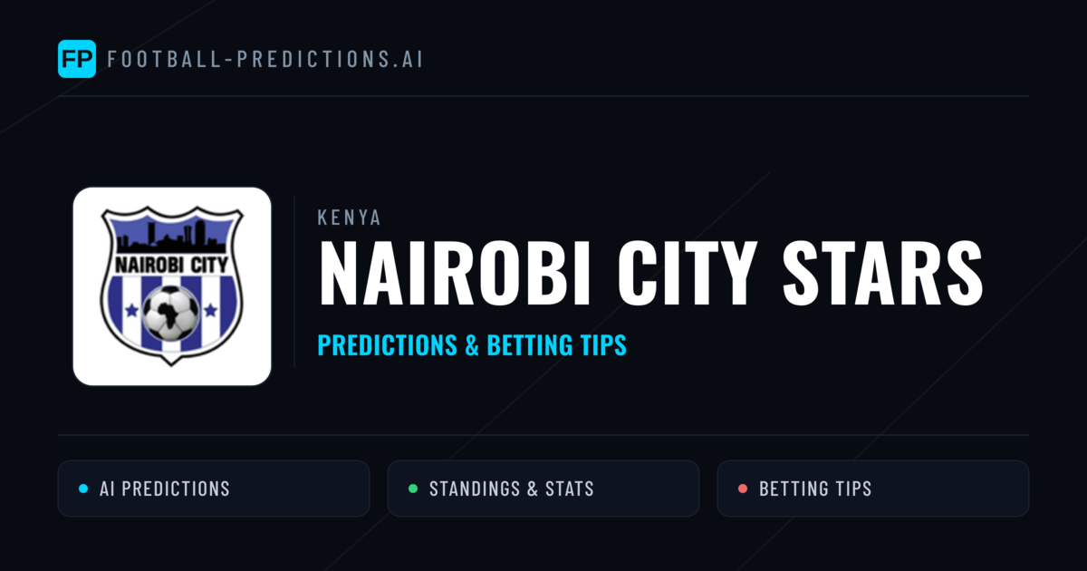 Nairobi City Stars Predictions & Stats