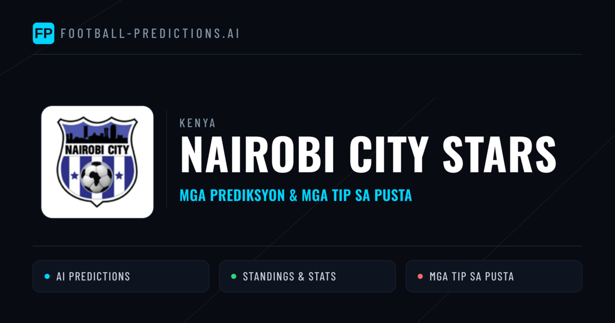Nairobi City Stars Predictions & Stats
