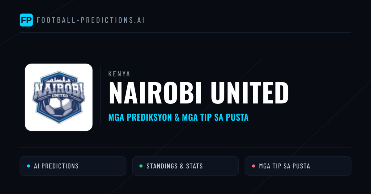 Nairobi United Predictions & Stats