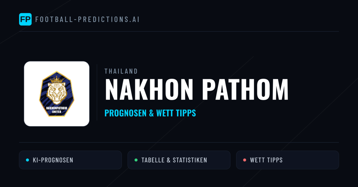 Nakhon Pathom Prognosen & Statistiken