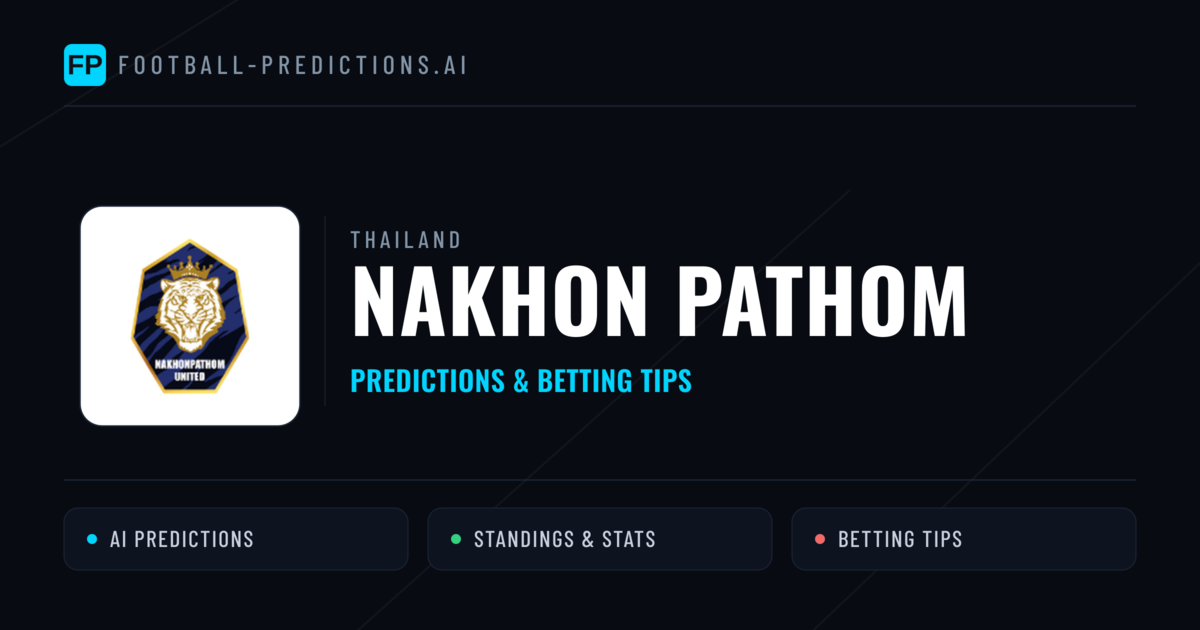 Nakhon Pathom Predictions & Stats