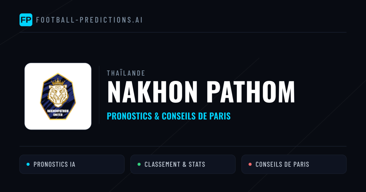 Nakhon Pathom Pronostics & Statistiques