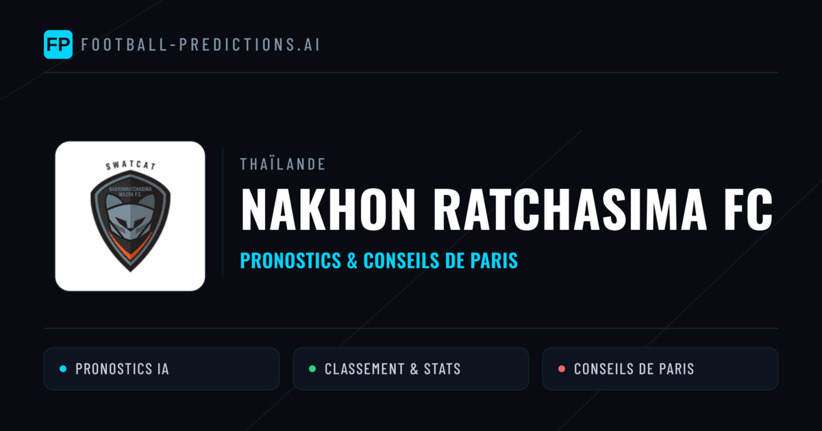 Nakhon Ratchasima FC Pronostics & Statistiques