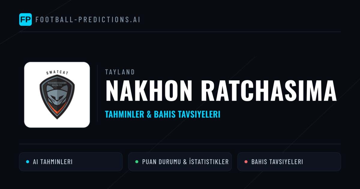 Nakhon Ratchasima Tahminleri & İstatistikler