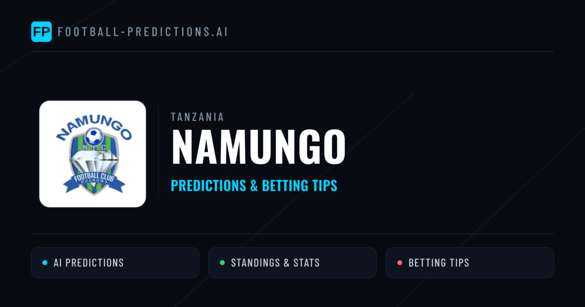 Namungo Predictions & Stats