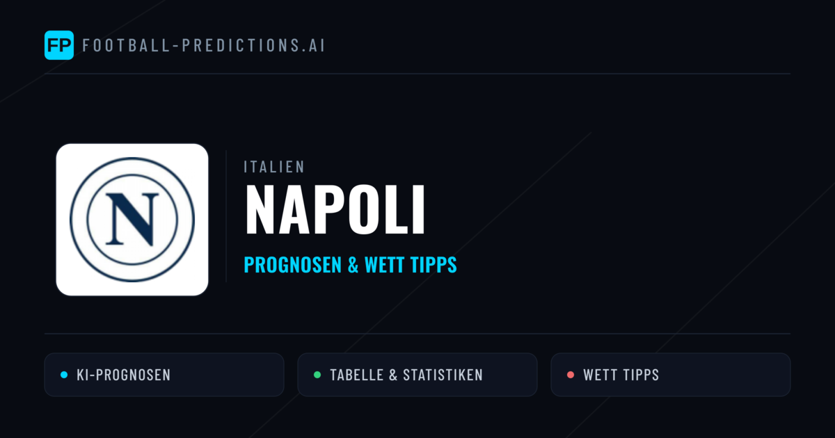 Napoli Prognosen & Statistiken