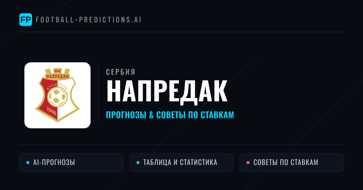 Напредак прогнозы и статистика