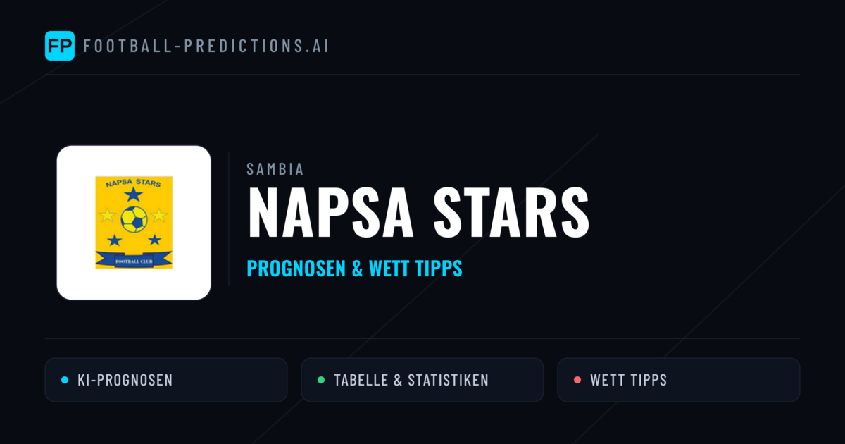 NAPSA Stars Prognosen & Statistiken